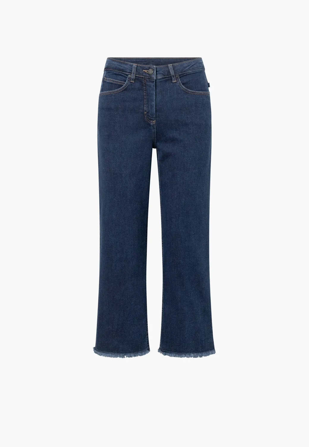 Laurie Amelia Raw Straight CL jeans dark blue cropped