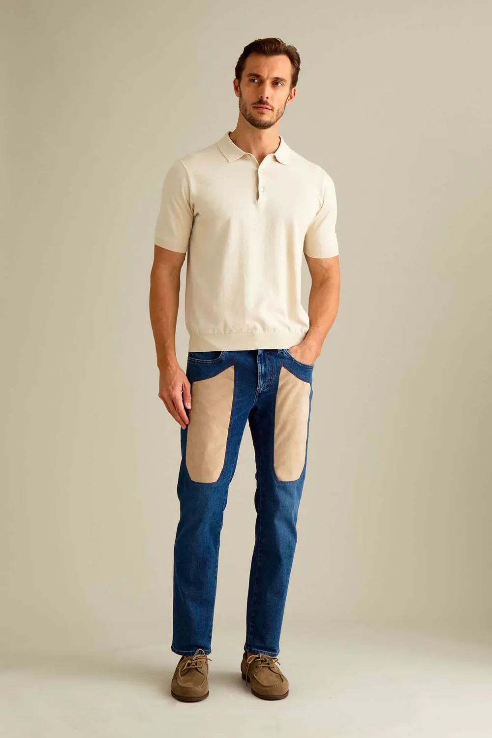Jeckerson James skinny jeans donkerblauw Alcantara