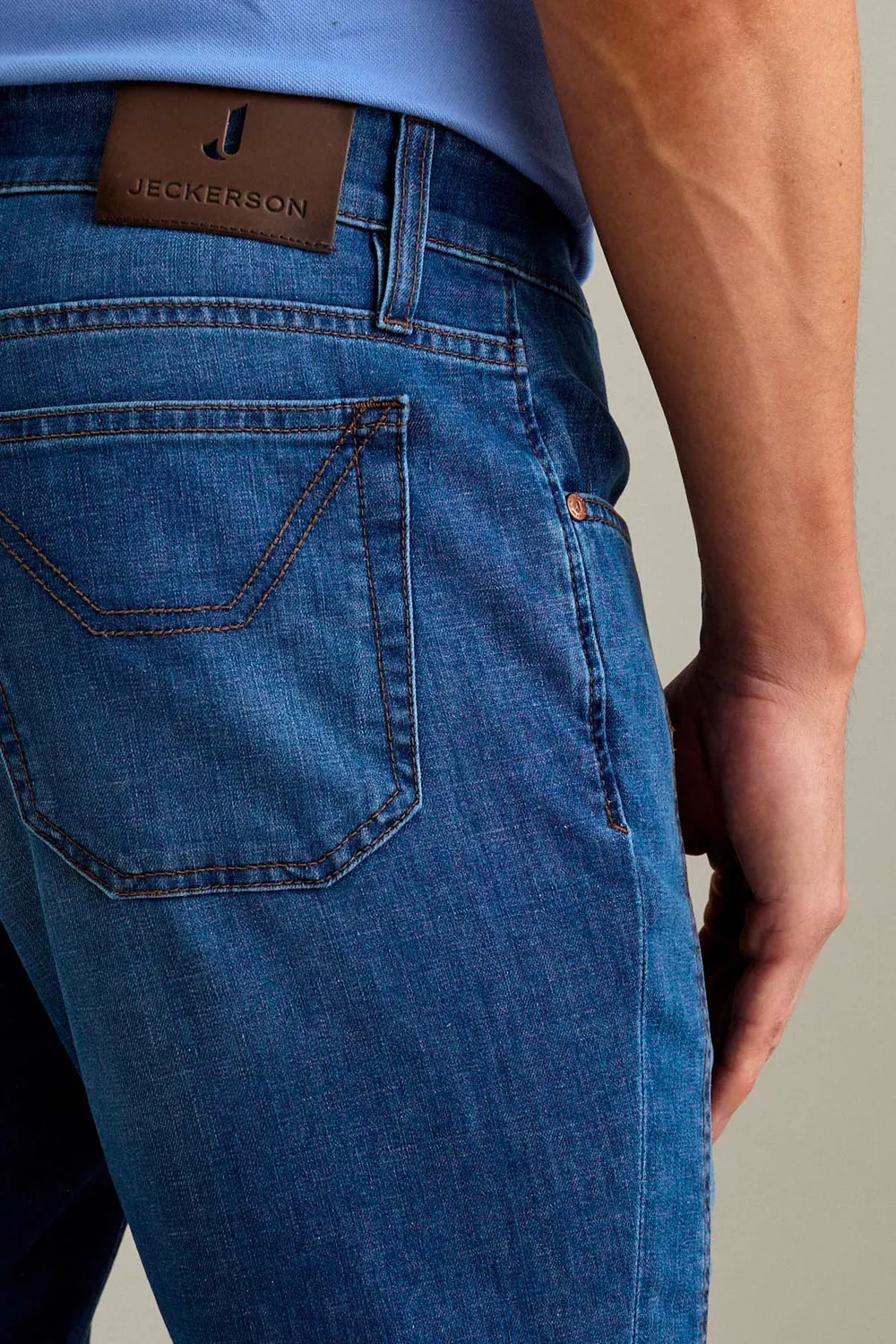 Jeckerson John slim fit jeans blauw denim