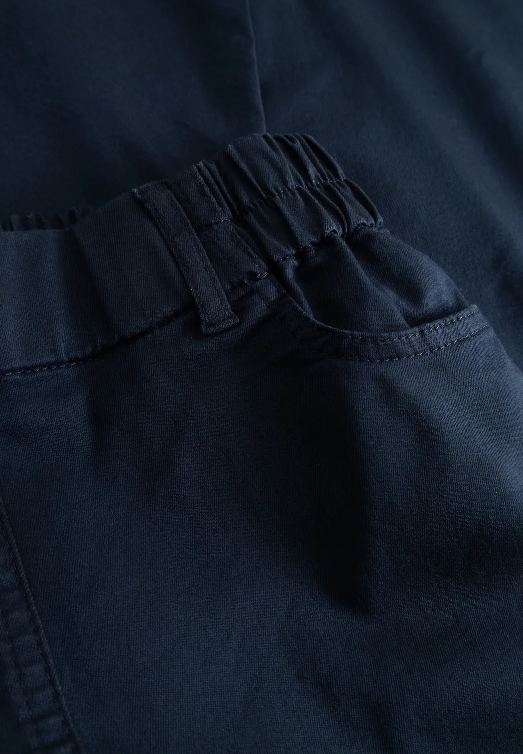 Laurie Violet Relaxed ML broek Navy biologisch katoen