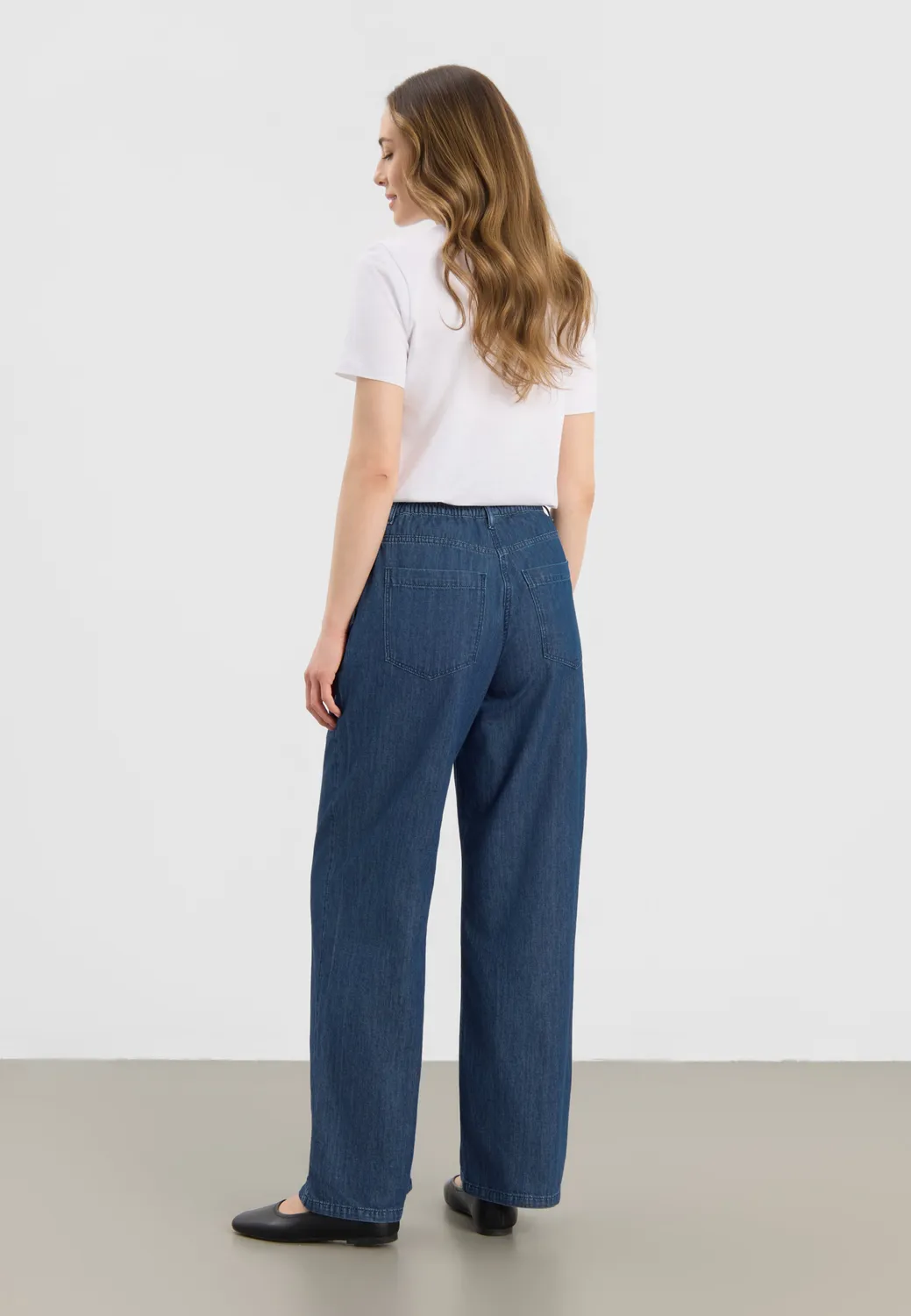 Laurie Charm Elastic Loose ML jeans blue denim stretch