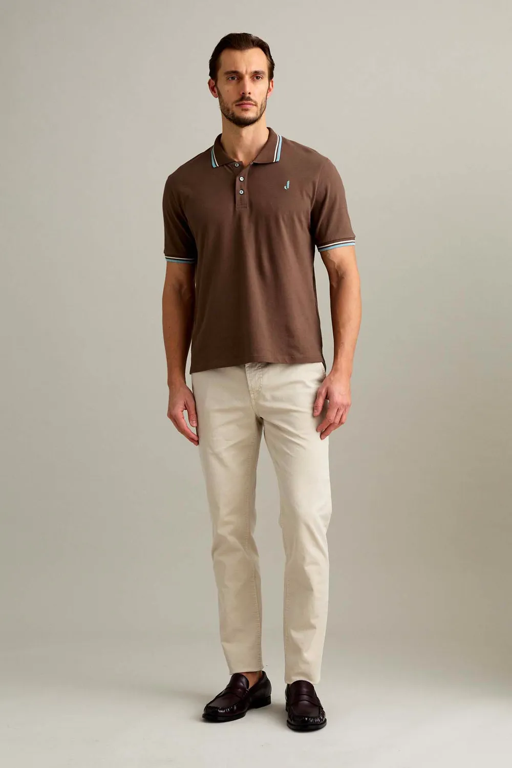 Jeckerson Julius slim fit chino beige licht