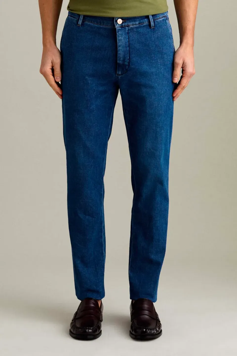 Jeckerson Jack Slim Fit Jeans Donkerblauw Denim