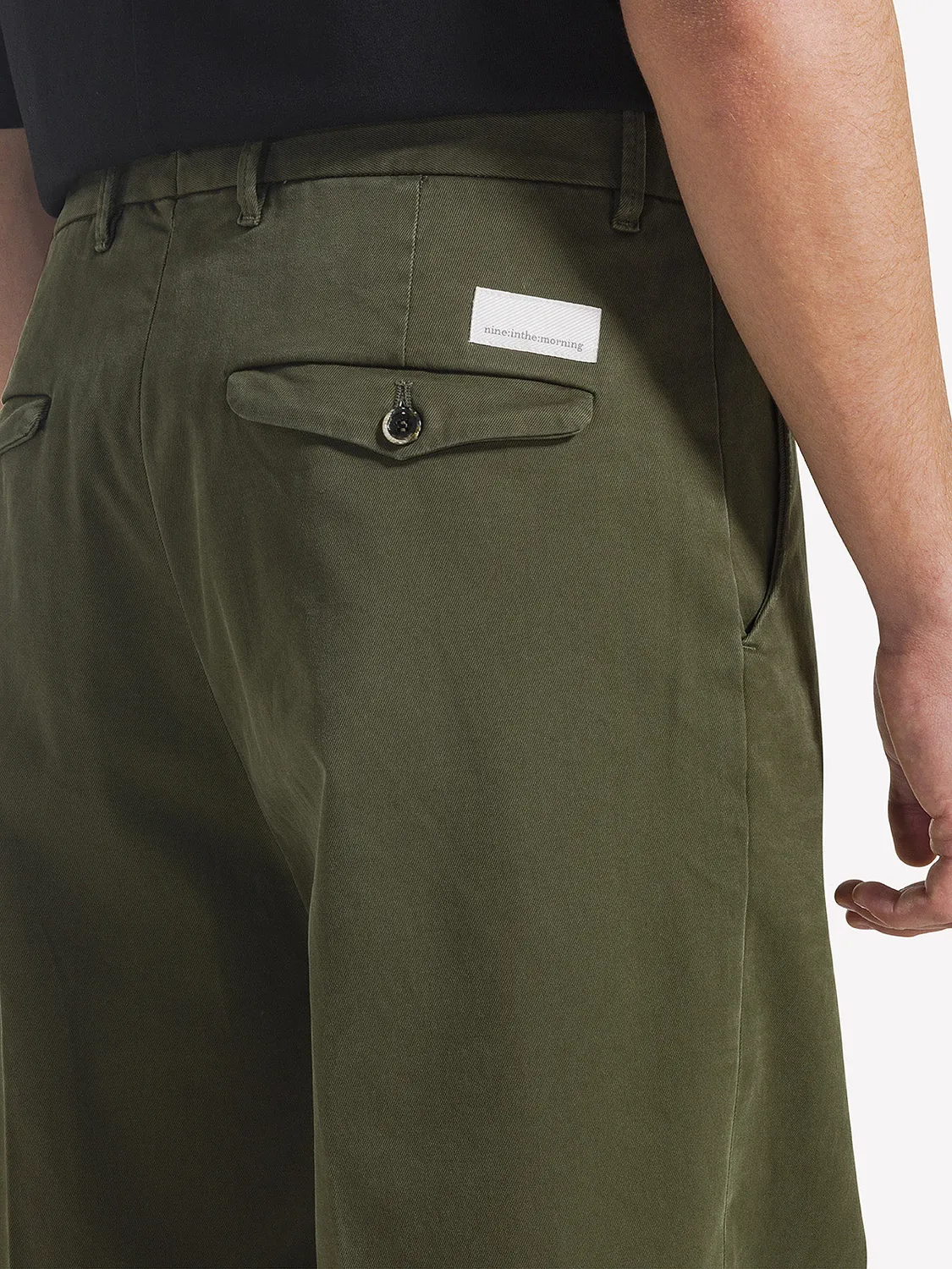 Nine In The Morning Apollon AP83 chino olijf baggy