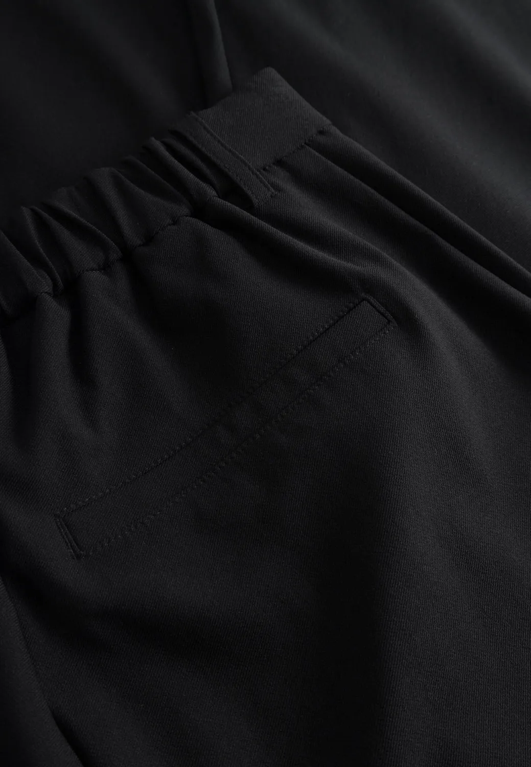 Laurie Alice Loose broek zwart stretch