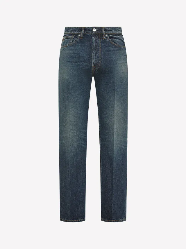 Nine In The Morning Nathan NH101 straight jeans heren navy