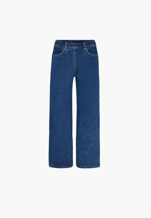 Laurie Donna Loose SL broek blauw denim