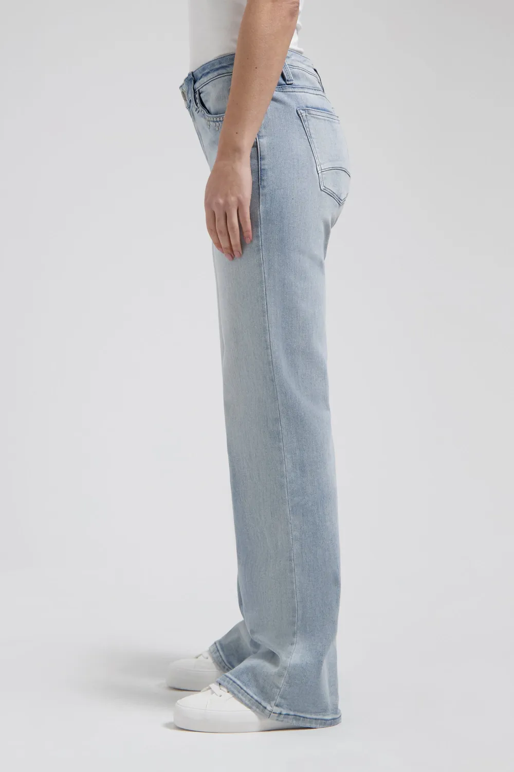 Florez Sophie Straight Studs jeans Cool Blue studs