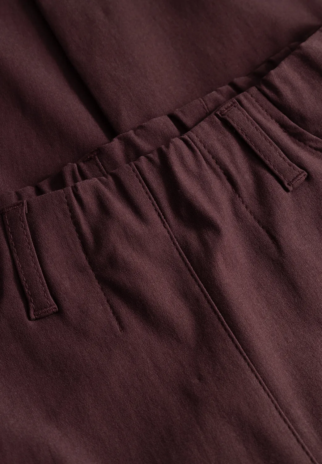 Laurie Rose Regular CL broek dark plum stretch