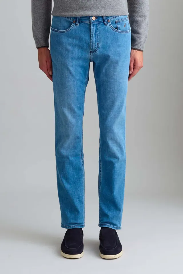 Jeckerson Jordan jeans lichtblauw slim fit