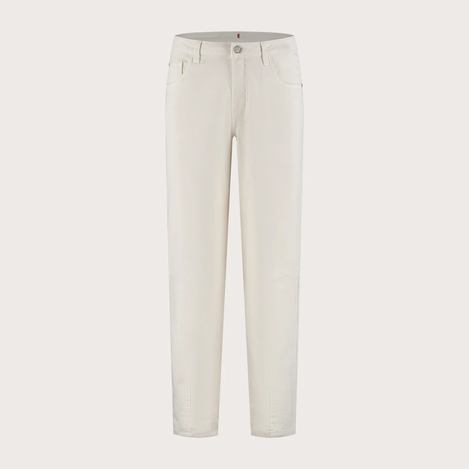 Florez Tess Barrel jeans soft white mid-waist