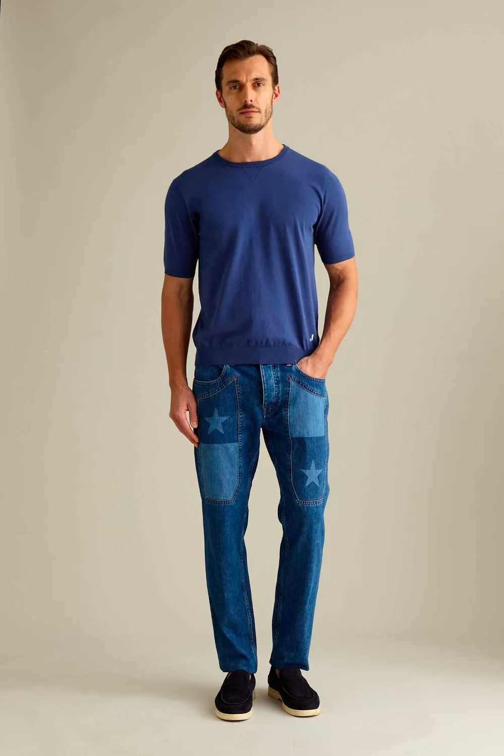 Jeckerson Anniversary slim fit jeans donkerblauw denim