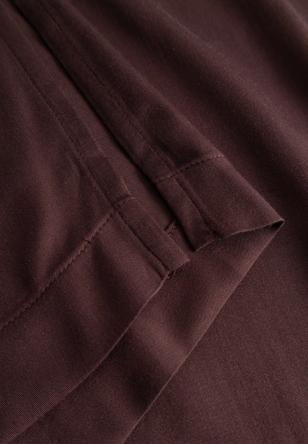 Laurie Nelly Dress 3/4 jurk dark plum viscose