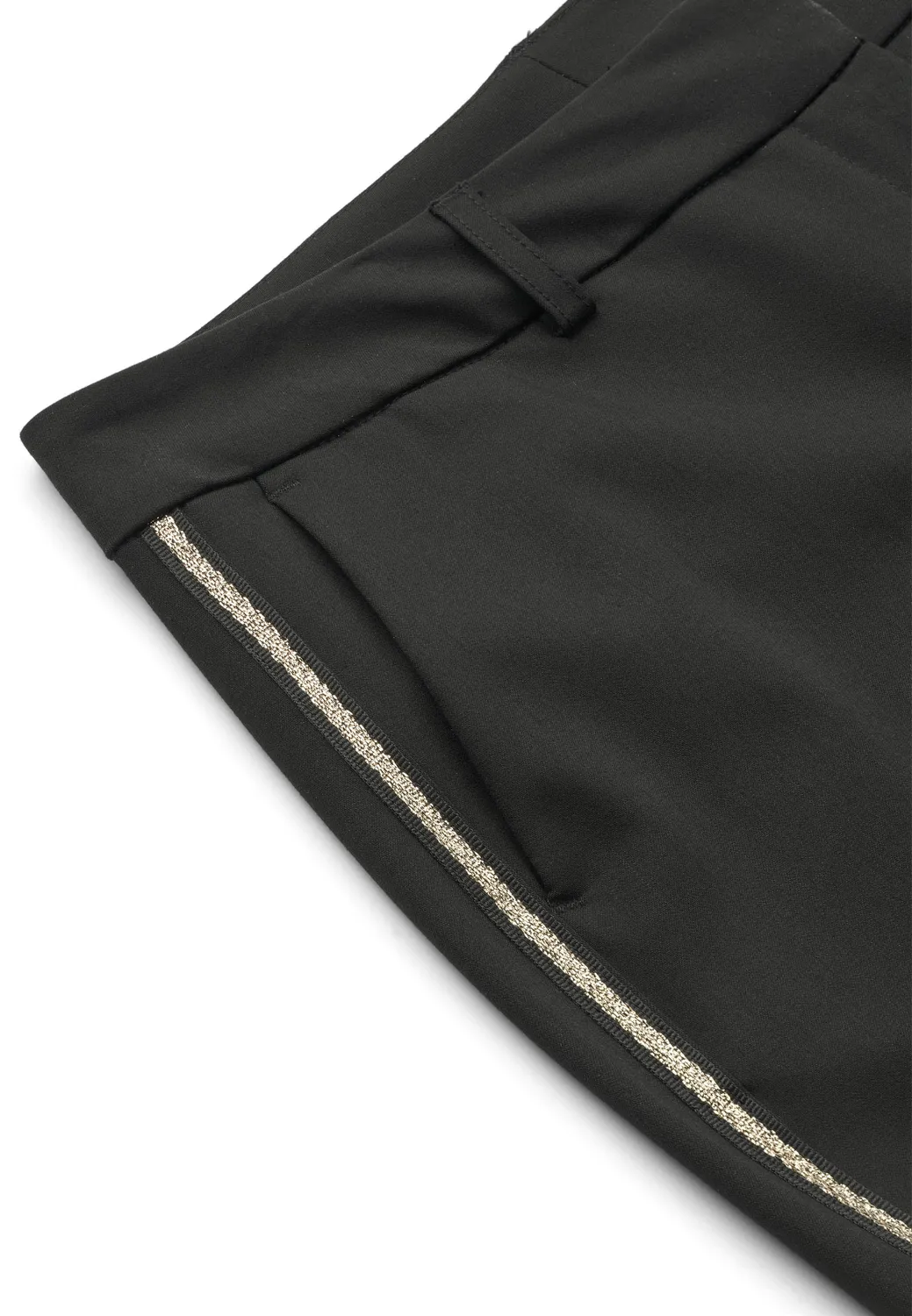 Laurie Julianne Pipe broek zwart glitterbies