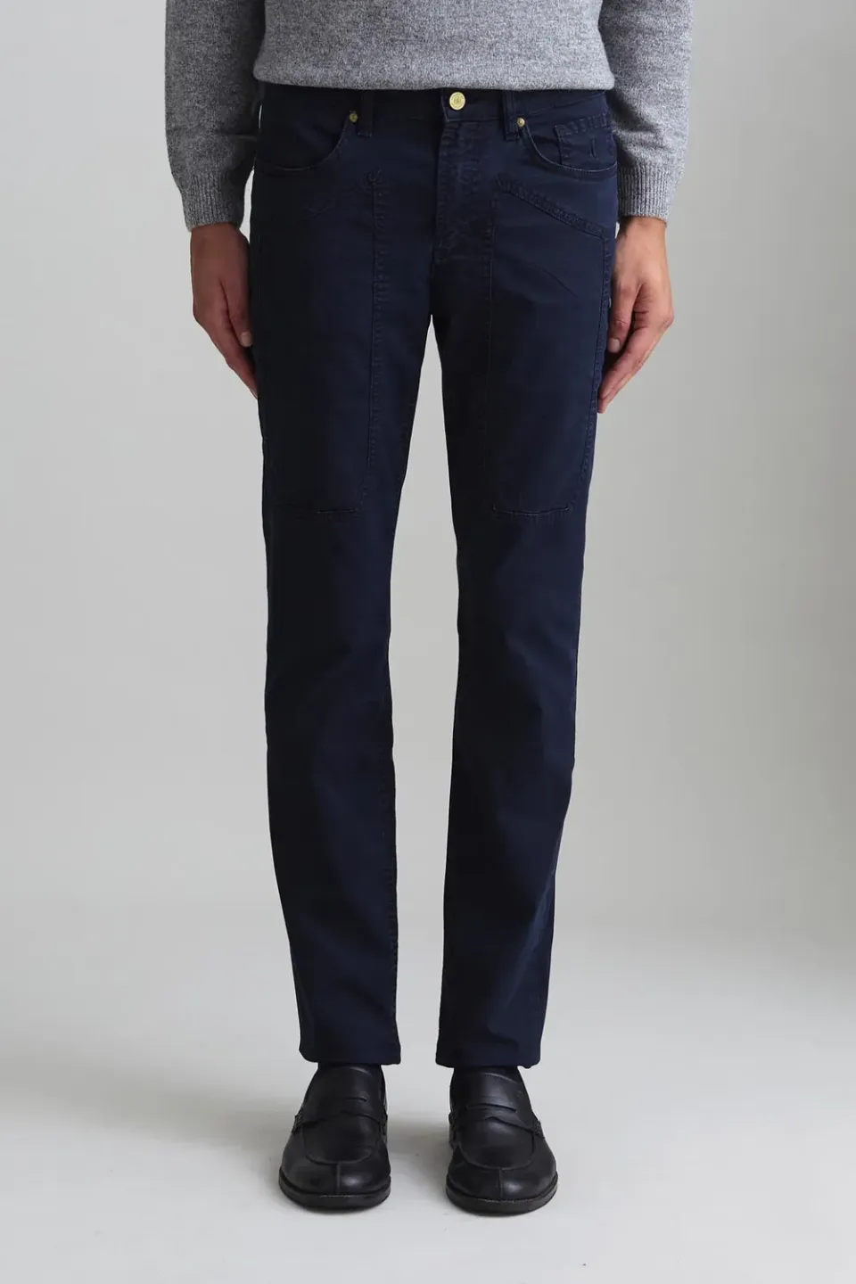 Jeckerson John Slim Fit Chino Donkerblauw Stretch
