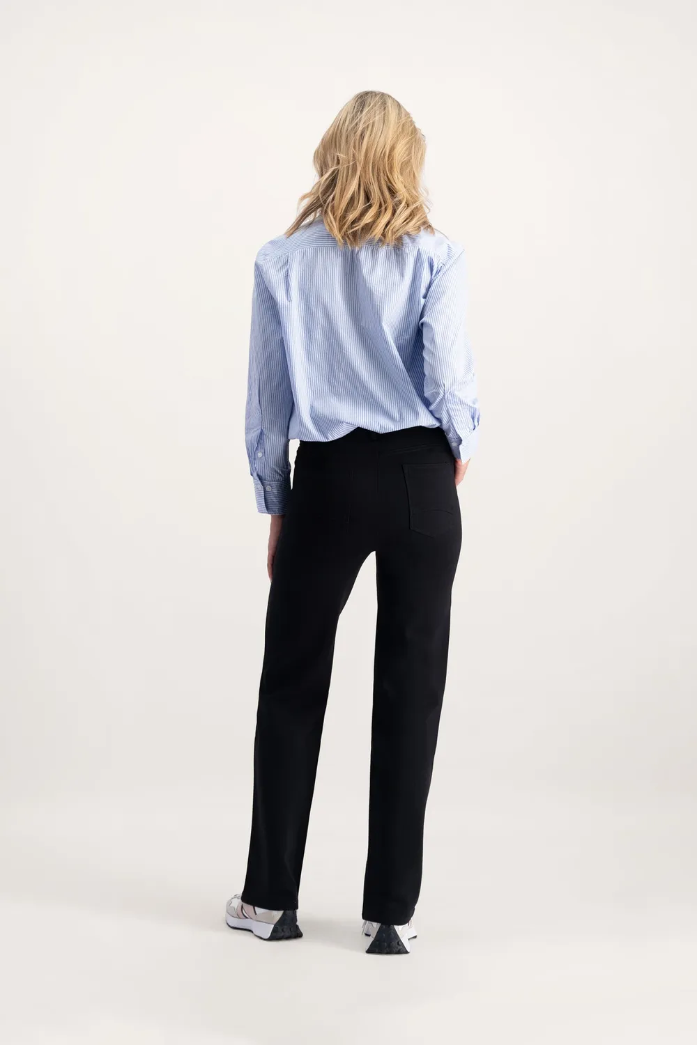 Florez Rowie Straight Punto broek zwart