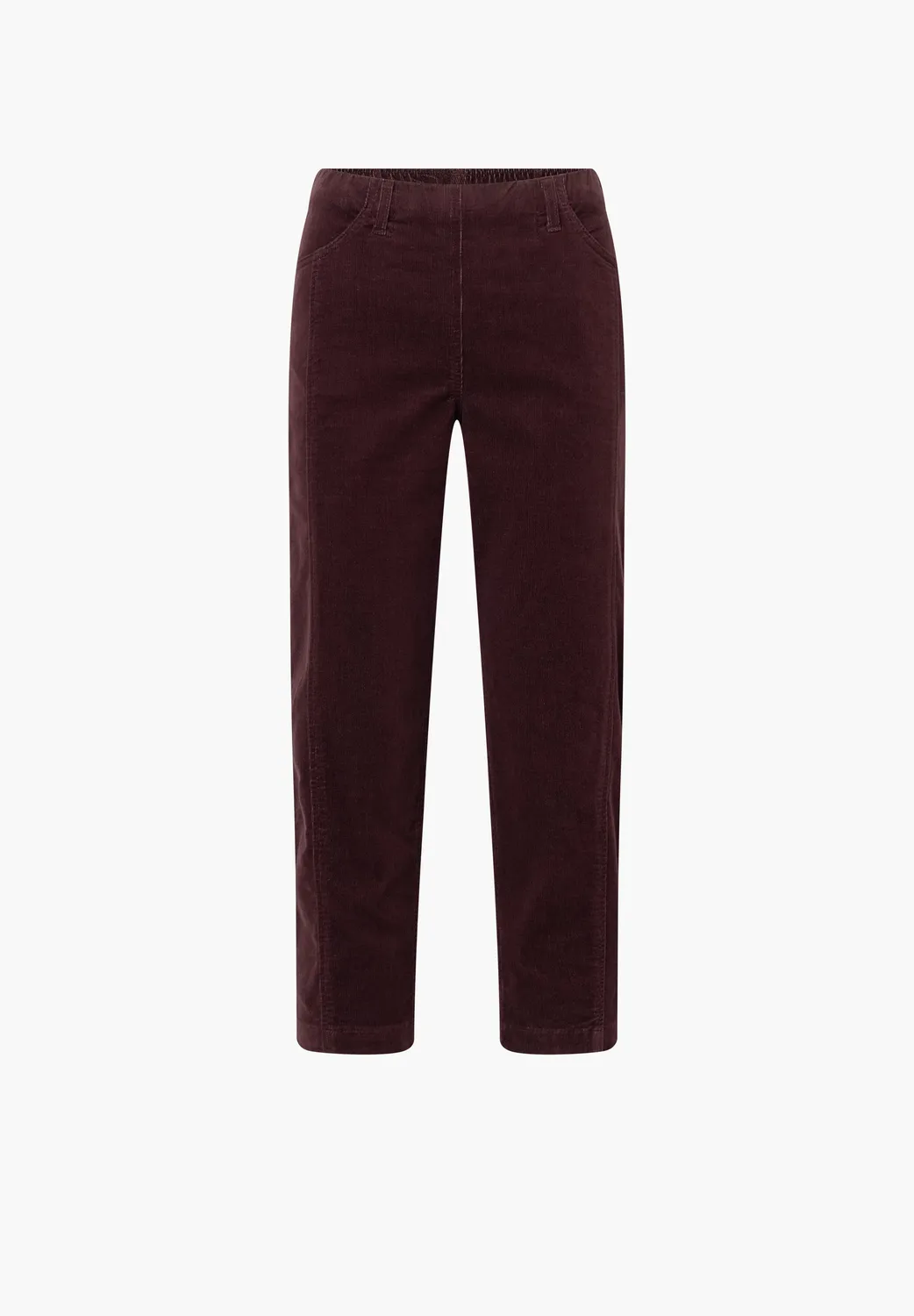 Laurie Piper Pure Regular CL broek dark plum cropped