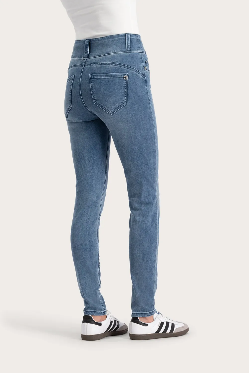 Florez Bodine Slim Fit jeans Pacific Blue wassing
