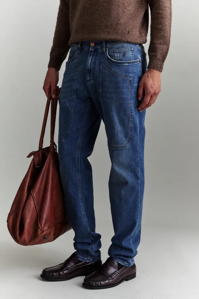 Jeckerson John slim fit jeans blauw clean toppa