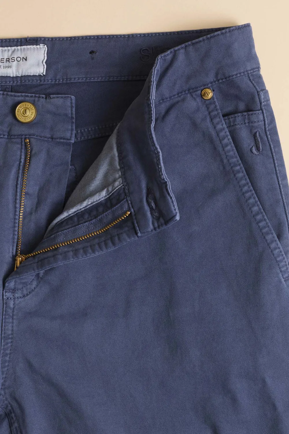 Jeckerson Julius chino slim fit donkerblauw stretch