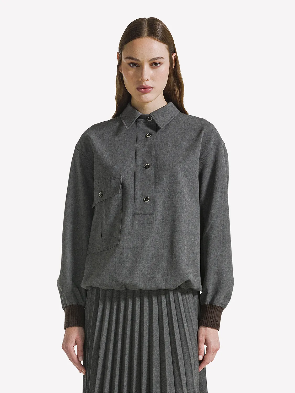 Nine In The Morning Odette anorak dames kette relaxed
