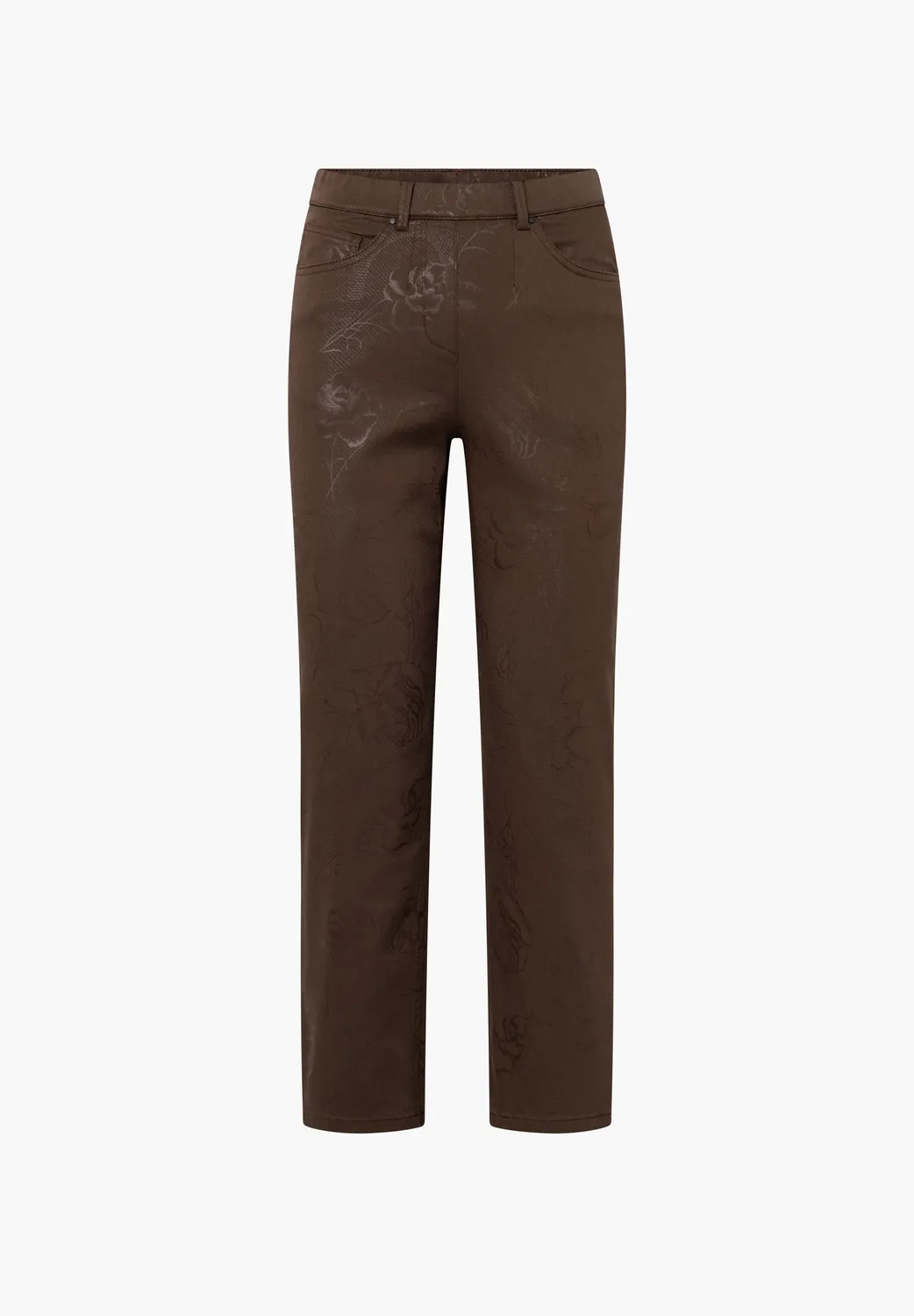 Laurie Hannah Regular broek bruin print 70 cm