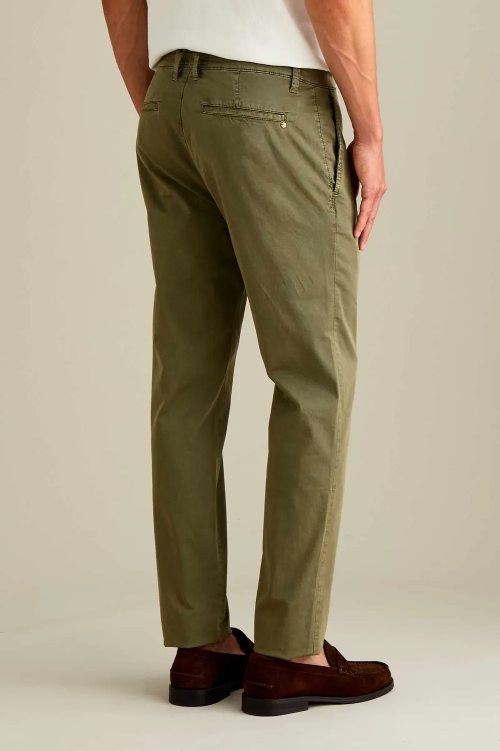 Jeckerson Jack chino slim fit groen katoen