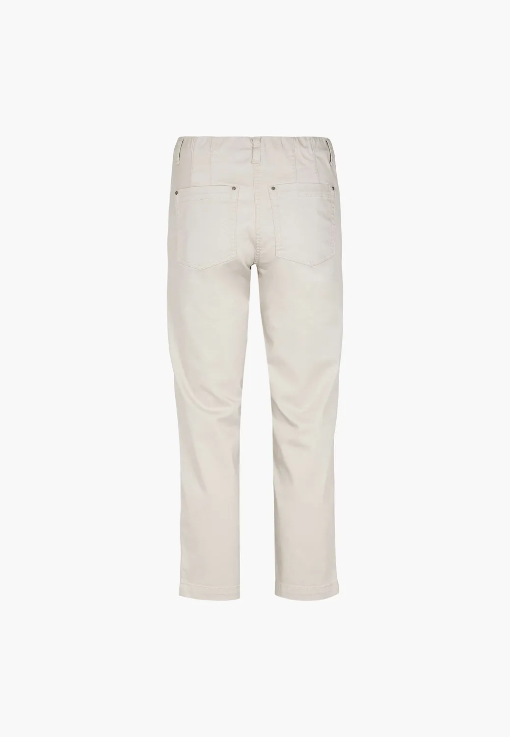 Laurie Piper Regular CL 100769 damesbroek Grey Sand katoen