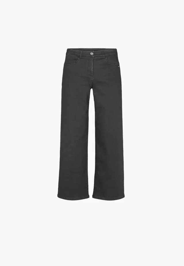 Laurie Serene 5-pocket broek Black extra kort stretch
