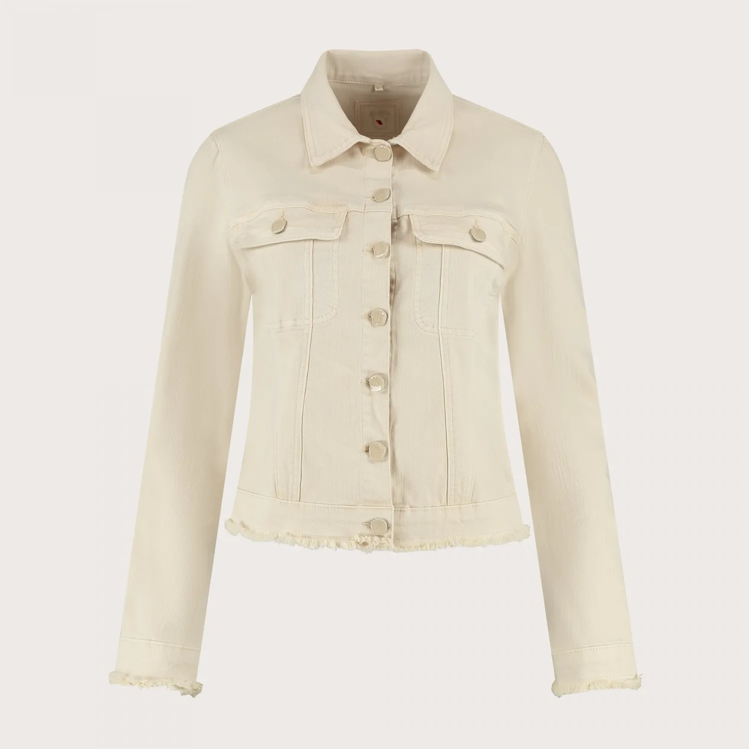 Florez Jacket blazer Cream stretch pofmouw