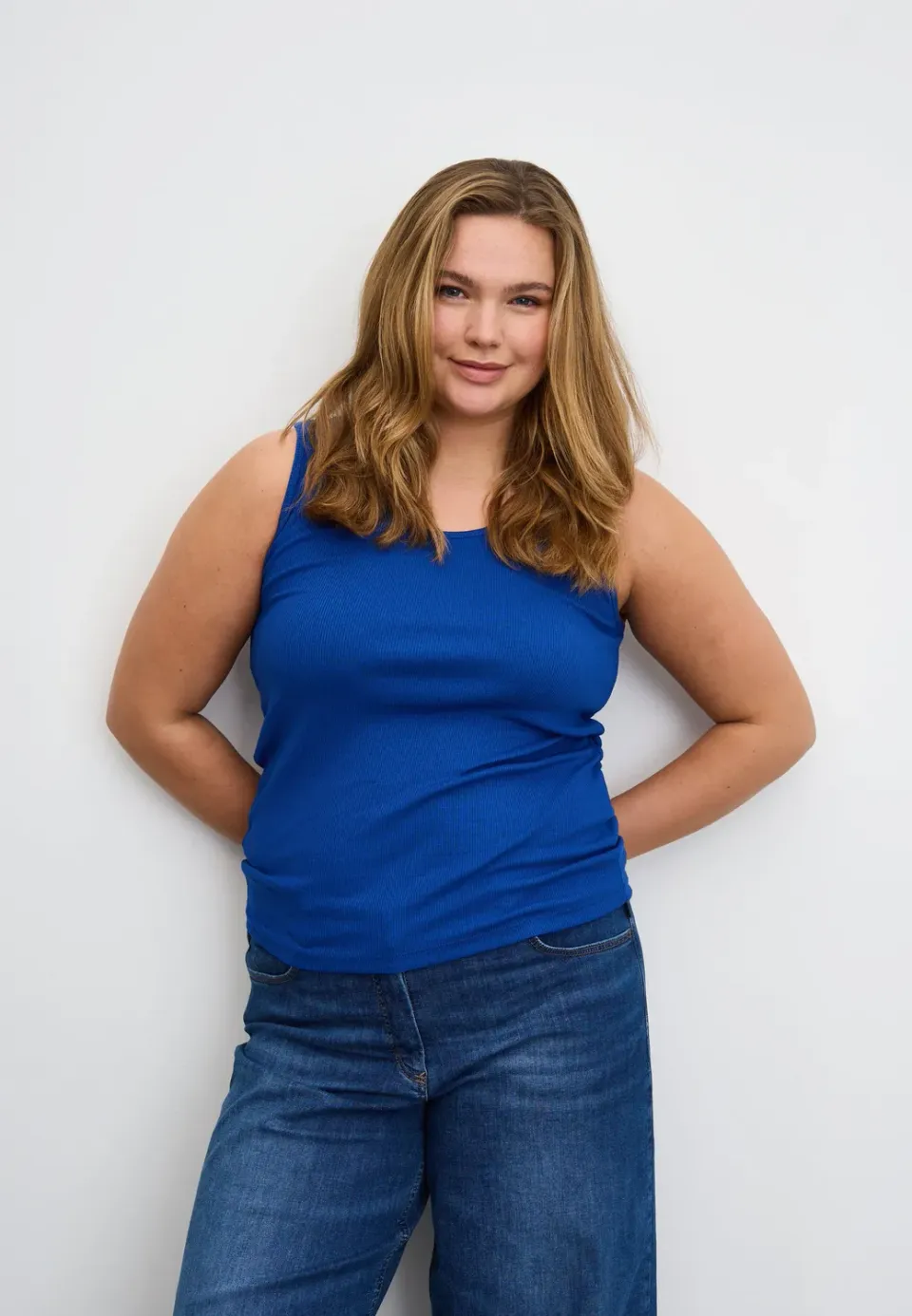 Laurie Alberte 100943 tanktop true blue rib