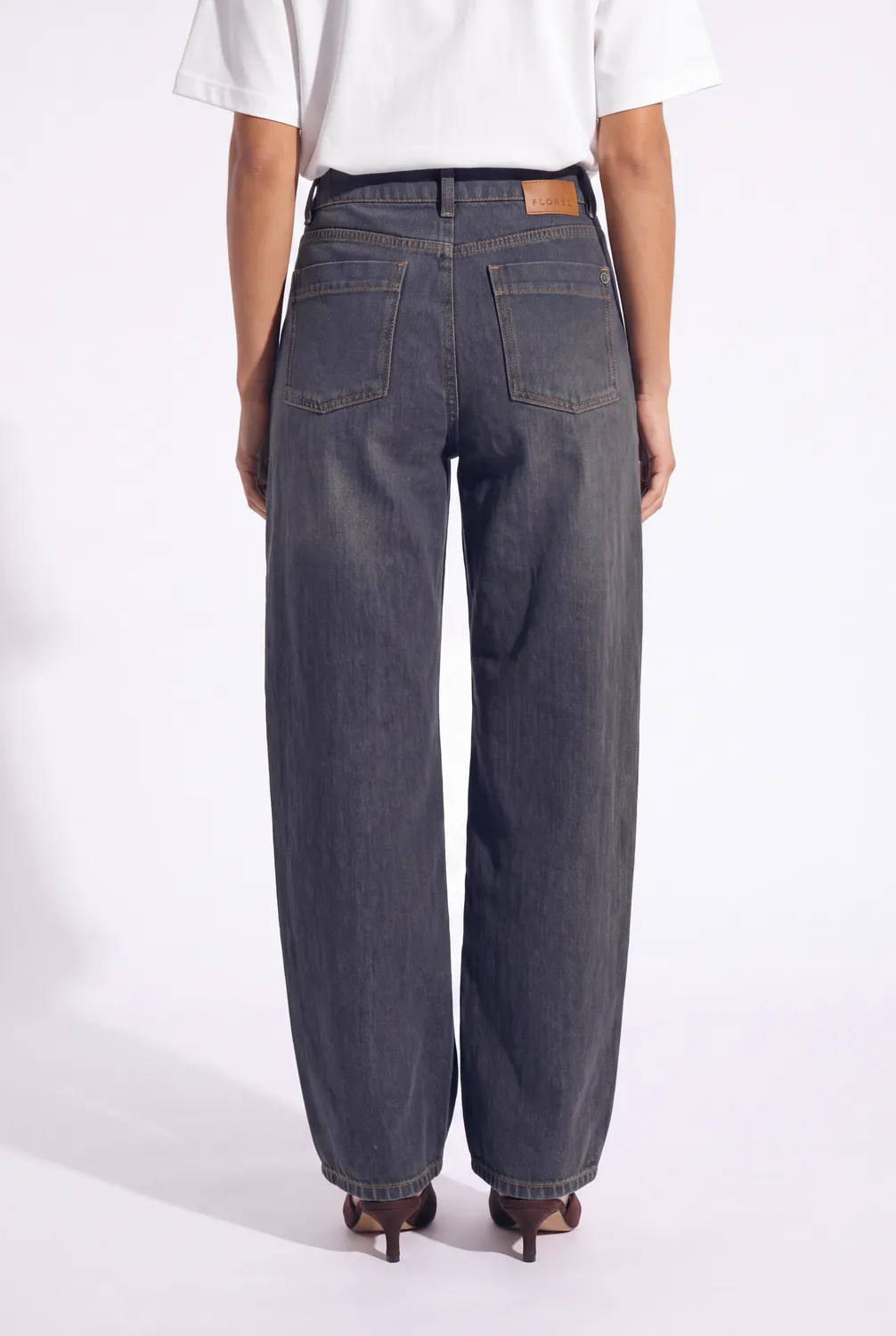 Florez Noa jeans Cool ash grey balloon fit