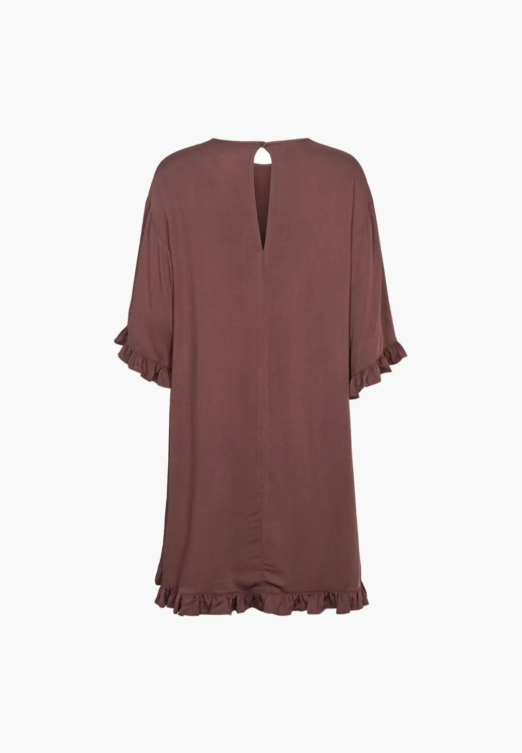 Laurie Nova Dress SS tuniekjurk dark plum viscose