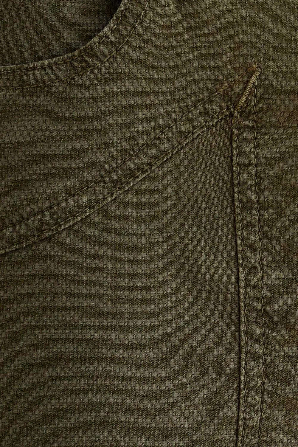 Jeckerson John broek verde militare slim fit katoen old