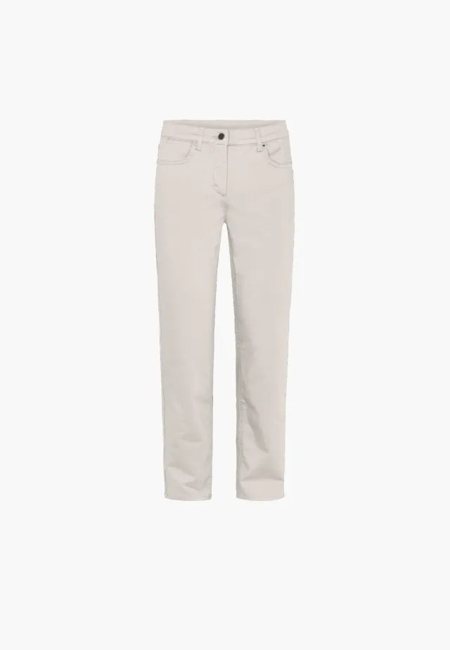 Laurie Charlotte 100762 regular broek grey sand 75 cm