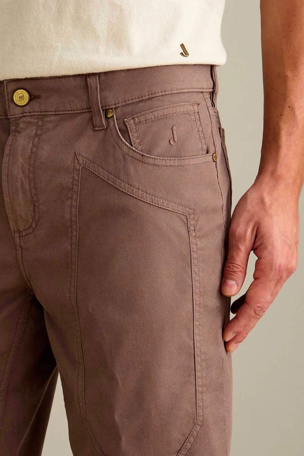 Jeckerson Jayden Slim Fit Bermuda Chocoladebruin