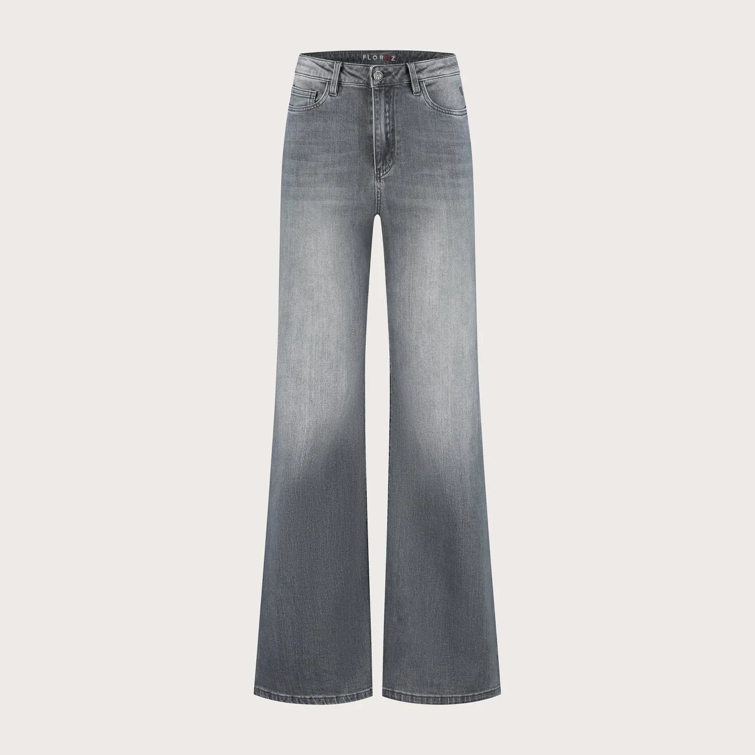 Florez Ana Flared jeans Irish Grey palazzo wijd