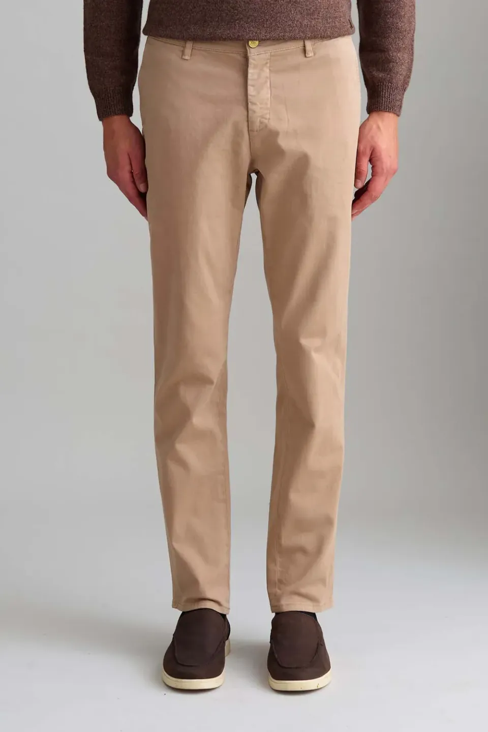 Jeckerson Jack chino broek slim fit beige zand