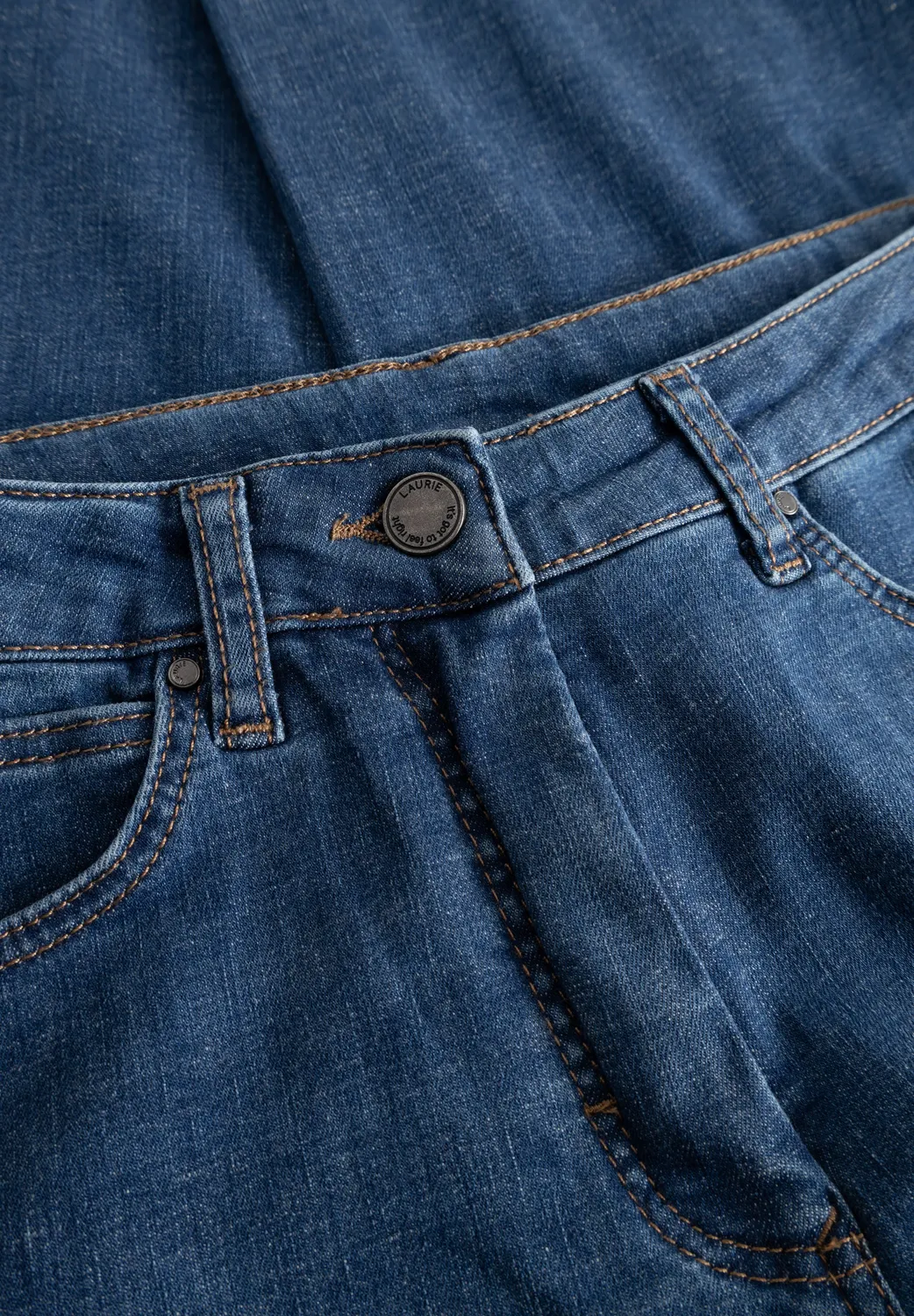 Laurie Carol Loose ML jeans Washed Blue Denim wijd