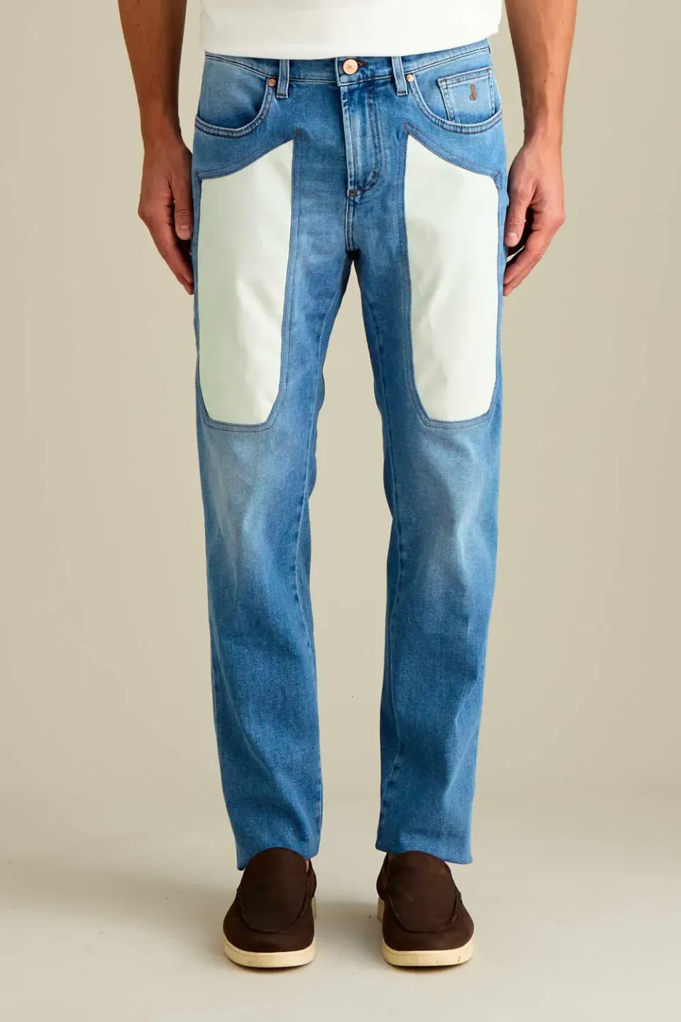Jeckerson John Slim Fit Jeans Lichtblauw Alcantara