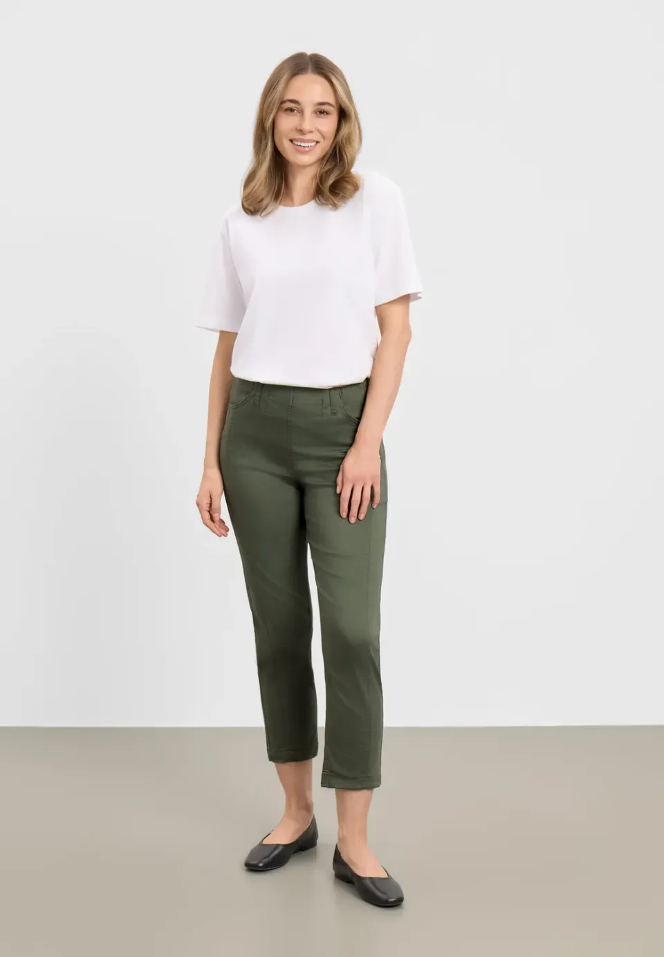 Laurie Piper Pure Regular CL broek evergreen