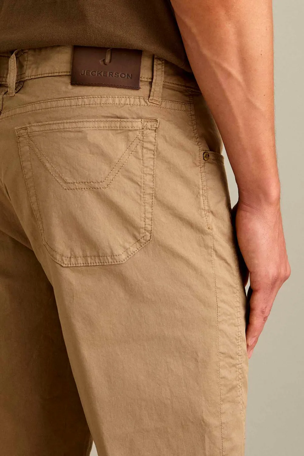 Jeckerson Jayden bermuda slim fit beige cemento