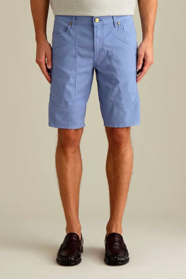 Jeckerson Jayden Toppa bermuda lichtblauw slim fit