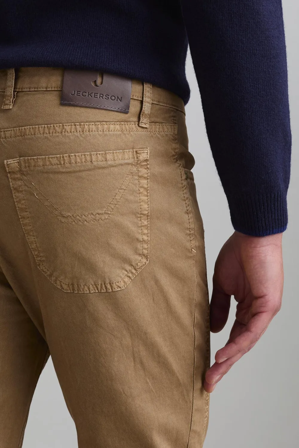 Jeckerson John Slim Fit Broek Hazelnoot Twill