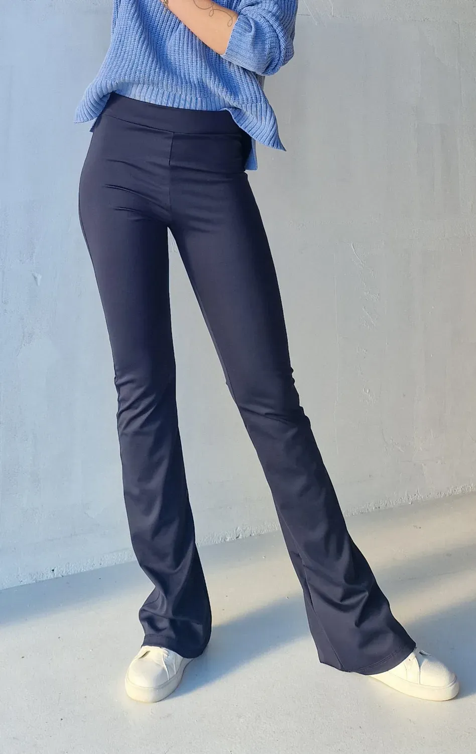 Langeleggings Flared Tall sportlegging navy 34-36 extra lang