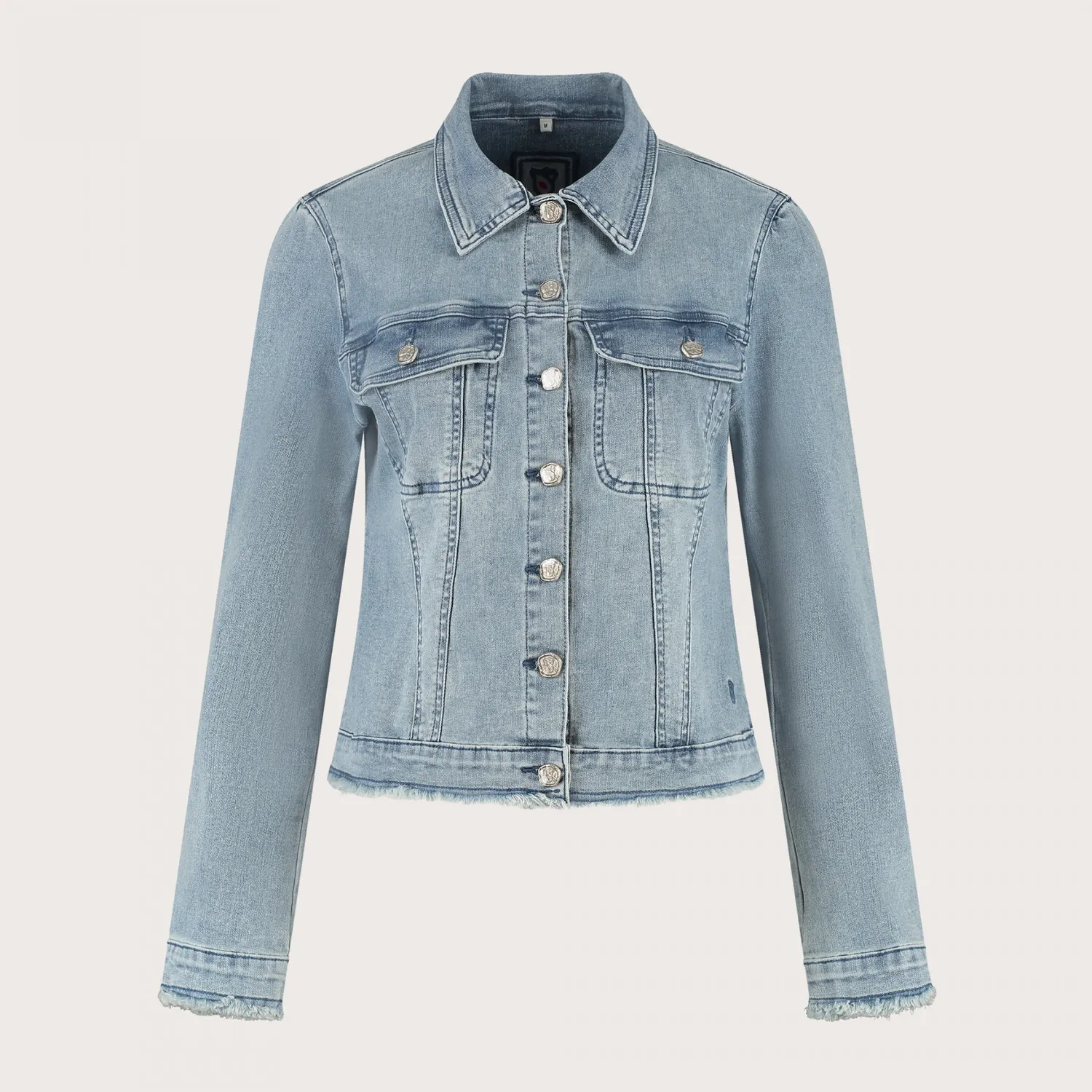 Florez Jacket jasje River Blue slim fit pofmouw