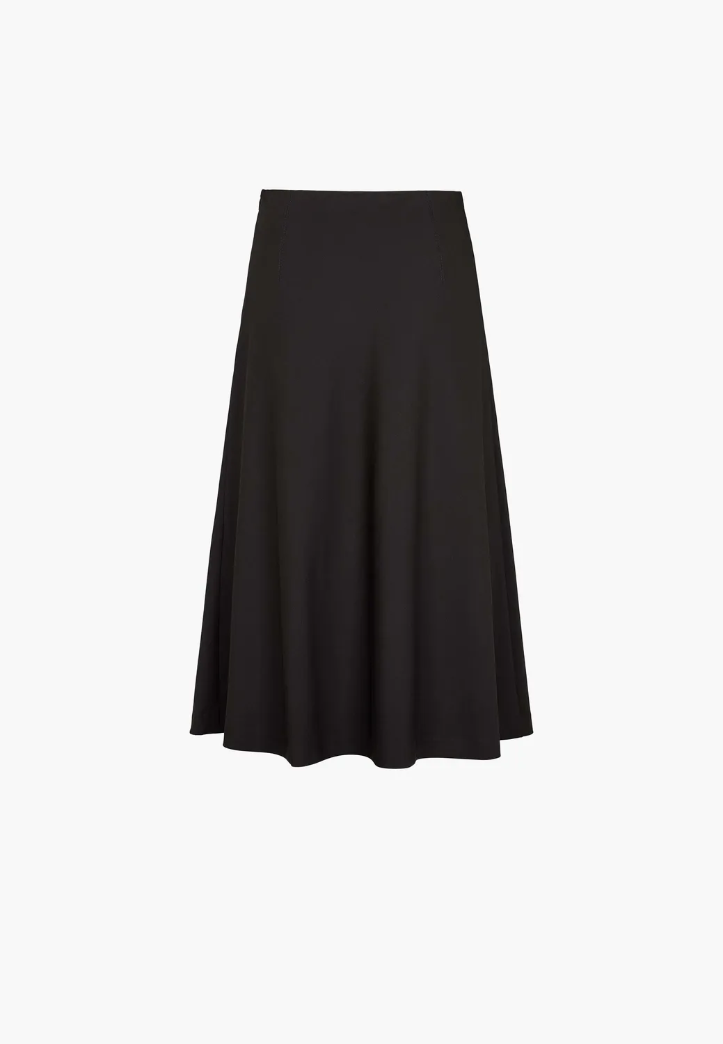 Laurie Abbi lange rok zwart 80 cm stretch
