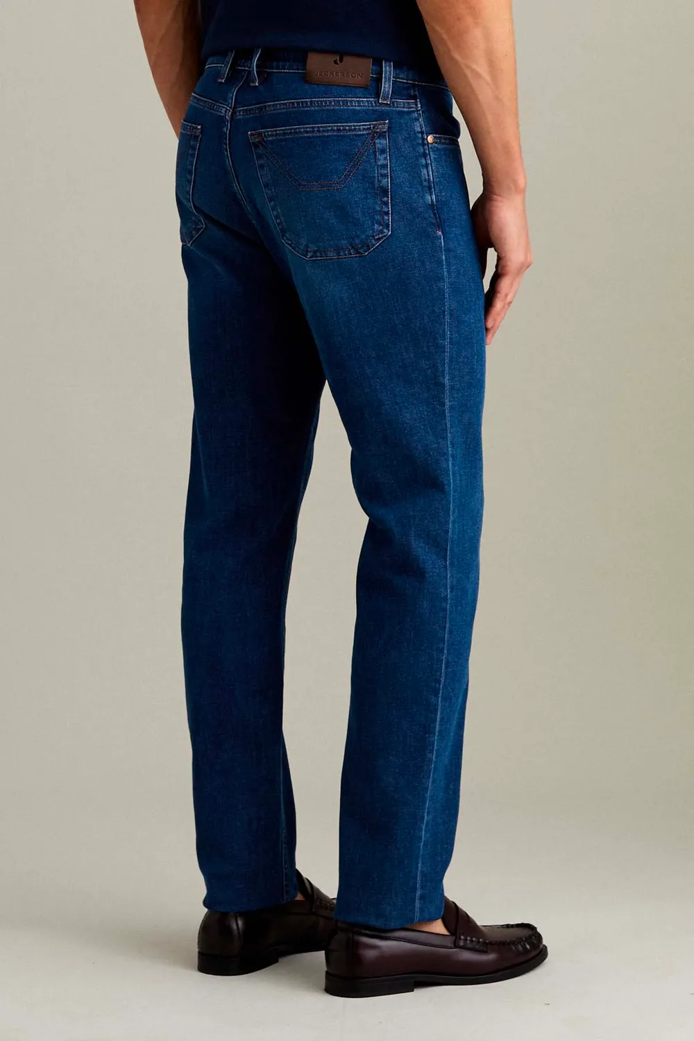 Jeckerson Jordan Slim Fit Jeans Donkerblauw