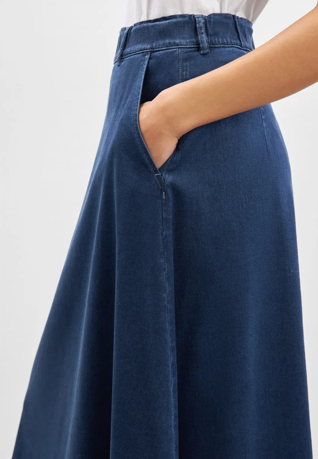 Laurie Asta rok 80 cm medium blue denim