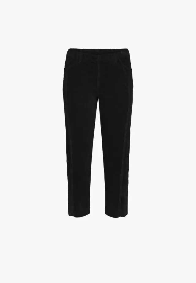 Laurie Piper 101222 ribbroek zwart cropped